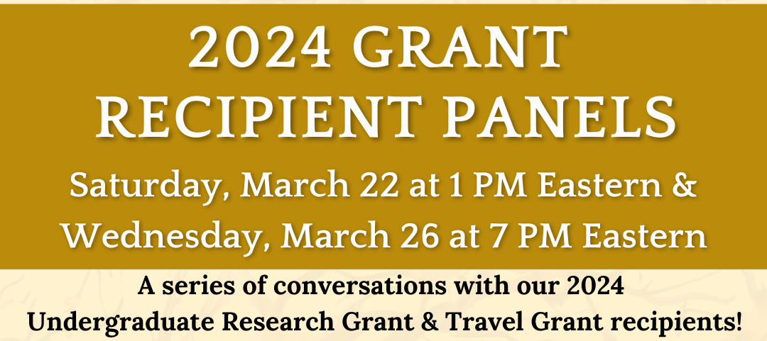 Gold banner that reads "